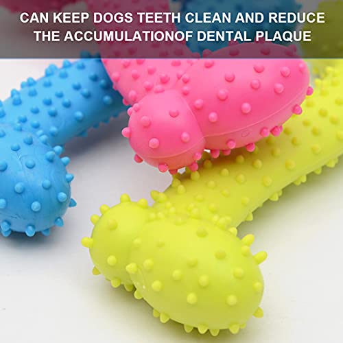 Teegxddy 3 piezas juguetes para masticar cachorros, juguetes para masticar dientes de perro, juguetes interactivos para mascotas, dientes de entrenamiento para perros, molares
