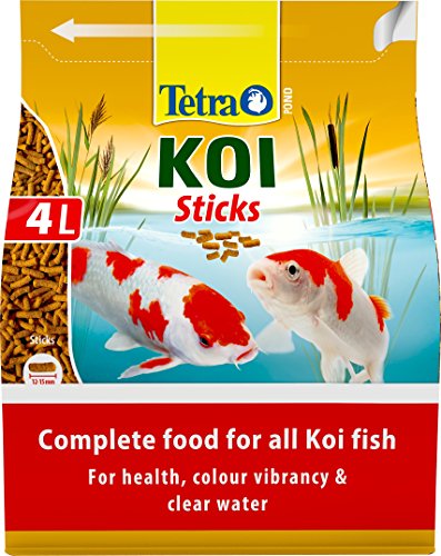 Tetra Pond Koi Sticks - Alimento Completo para Todos los Peces Koi, 4 litros