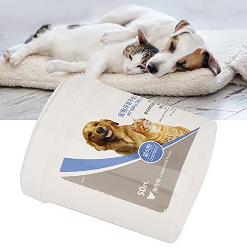 Toallitas dentales para Mascotas, Almohadillas limpiadoras, portátiles seguras y efectivas para Perros y Gatos para el Olor del oído para controlar Las infecciones del oído