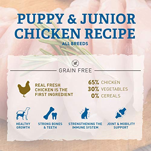Traveness Pienso Natural Grain Free Puppy & Junior Receta de Pollo (12 KG)