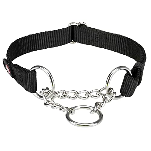 Trixie Collar AjustableTrixie, M - L, 35-50 cm/20 mm, Negro, Perro