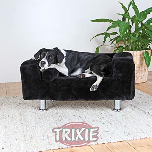 Trixie King de perros sofá, 78 x 55 cm), color negro