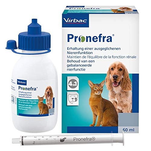 Virbac Pronefra-Complemento alimenticio para Perros y Gatos, 60 ml (1er Pack)