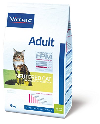 Virbac Veterinary HPM Vet Cat Ad Neutered - Comida para Gatos (12 kg)