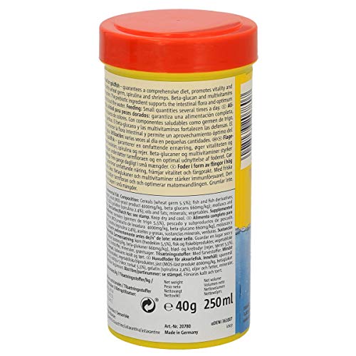 Vitakraft - Premium Gold Flake Mix, Alimento para Peces de Agua Fría - 40 g