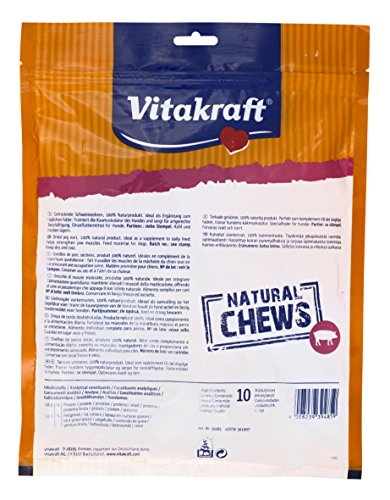 VITAKRAFT Vita Fuerza Perros Snack, Fly Factory schw eineo Escuchar, 100% Natural – , Natural Chews