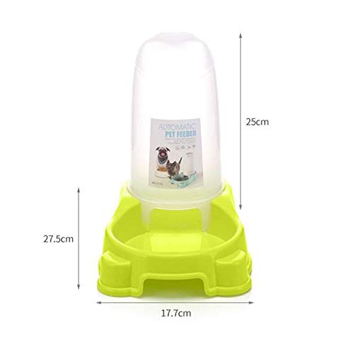 Vommpe - Dispensador de pienso para gato/perro, gatito, caja de pienso para gatos/perros, accesorio (azul)