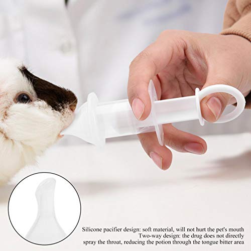 WAQU Jeringa de Leche-Alimentador de Medicina para Mascotas Botellas de Lactancia de Leche Jeringa para Perro Cachorro Gato Gatito
