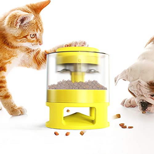 Washranp Comedero automático automático para cachorros y gatitos, para gatos y perros, juguetes pequeños y medianos para evitar que el alimento se atasque