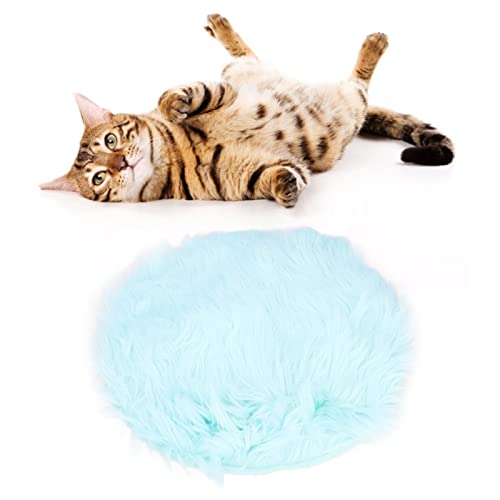 Weiyo Almohadilla Térmica para Mascotas para Gatos - Multiusos Inteligente Temperatura Constante Manta Eléctrica para Mascotas Mascota de Peluche Más Cálido para Cachorros de Gatos(Azul)