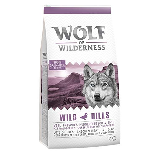 Wolf of Wilderness Adult Wild Hills - Pato, 12 kg