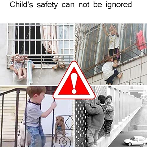 YJDYA Red de Cuerda Nailon Red Seguridad para Niños Red para Decoración Balcón Red Remolque para Barandillas, Escaleras, Parques Infantiles, Decoración Interiores