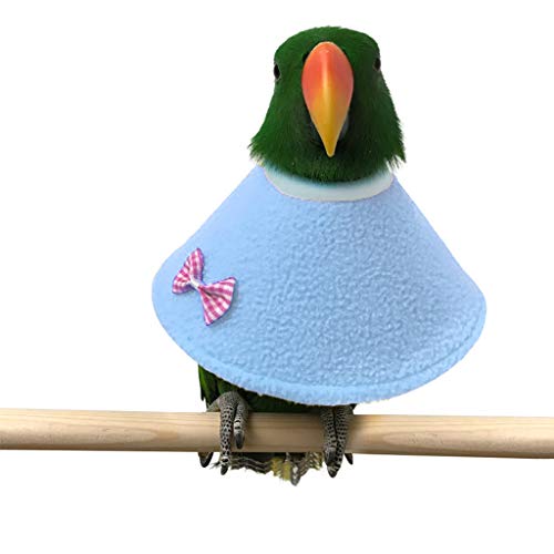 YO-HAPPY Capa de pájaro Protección de Loro Cono Cuello Collar de recuperación Aves Collar isabelino