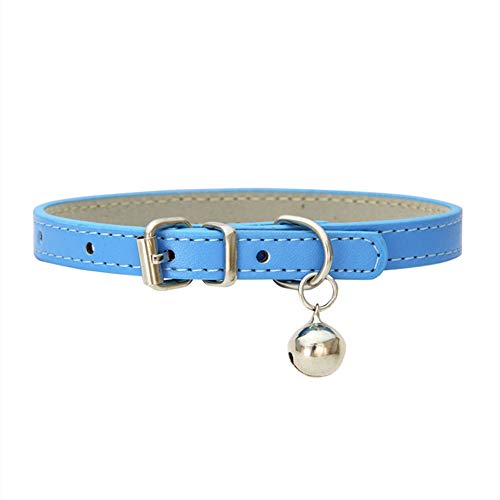 YWRD Collars Perro Collars para Perros Collares para Perros Collares de Perro Collares de Perro Luces para la Oscuridad Cachorro. Led Collar de Perro X-Small,Blue