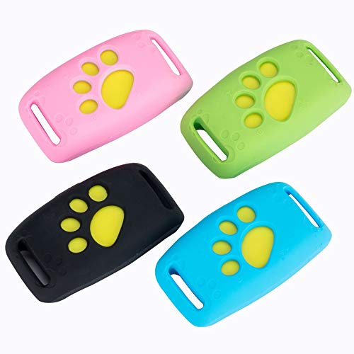 1 mini rastreador de GPS para mascotas, color negro/azul/rosa/verde, cable USB impermeable, alarma recargable, monitor de actividad de seguimiento de carga USB con función de devolución de llamada