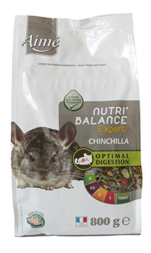 Aime Nutri' Balance Expert, Alimento Completo para Chinchilla, 800g