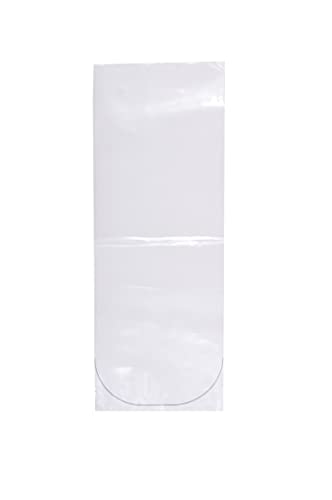 ALFA Fishery Bags Paquete de 25 bolsas de plástico transparente a prueba de fugas, tamaño 6 x 16 pulgadas, para transporte de peces tropicales y marinos, calibre 200.