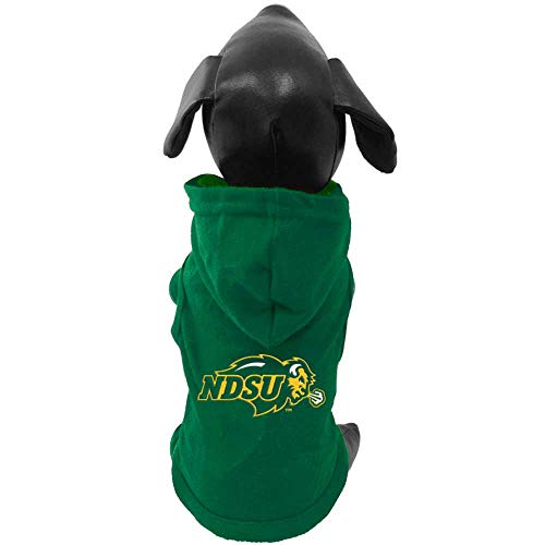 All Star Dogs NCAA North Dakota State Bison Collegiate - Camiseta con Capucha para Perro (algodón y Lycra), Unisex Adulto, CH-North Dakota ST, Verde, XX-Large