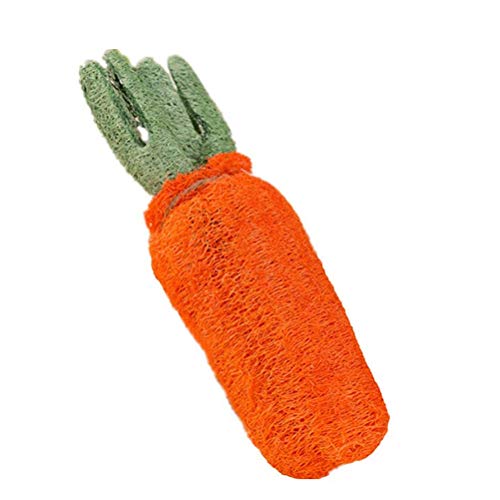 Amosfun Un Juguete molto Modelo de Zanahoria Creativa Mascota Modelo de Zanahoria Dulce Modelo de Zanahoria Conejo Masticar Juguetes