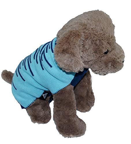 babydog BABYDOG881082 Jersey DE Punto, suéter Polar, otoño e Invierno Caliente, Ropa Perro Mascota, Chaqueta de Punto, Traje, Ropa para Mascota cálido, Ropa Abrigo (Azul, L)