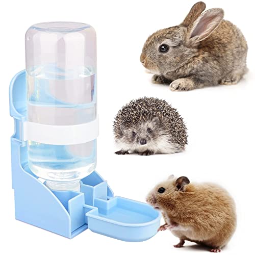 Botella de Agua para Mascotas, Diyife Dispensador de Agua para Jaulas de Animales Pequeños, Fuente Automática para Beber Mascotas para Conejos, Chinchillas, Erizos y Ardillas