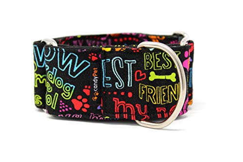 candyPet® Collar Martingale para Perros - Modelo Best Friend, M