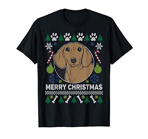 Chow Chow Feliz Navidad Ugly Xmas Dog Paws Camiseta