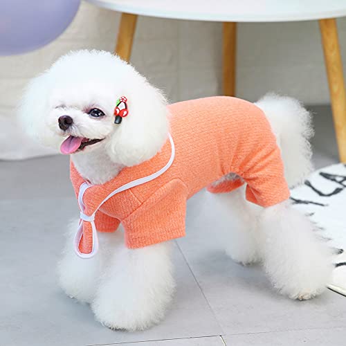 ChYoung Pet Dog Jumpsuit Pyjamas Soft Cotton Puppy Pijamas 4 Patas Bodysuits Ligeros De Perro Ropa para Perros pequeños medianos Grandes