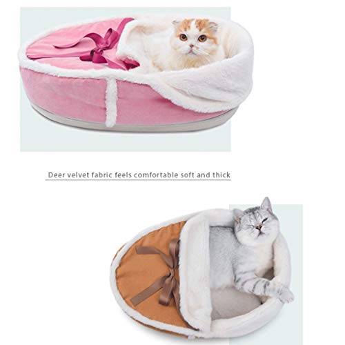CNMDG casa de Mascotas Zapatillas Creativa Beanie Zapatos Super Cama Suave del Animal doméstico de la Perrera Ronda Bolsa de Dormir Caliente Ocioso casa del Gato del Perro del Invierno Cama del Gato