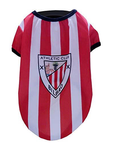 CYP BRANDS-SH-01XS-AC Camiseta para Perro-Talla XS-Athletic Club, color rojo/blanco, (1)