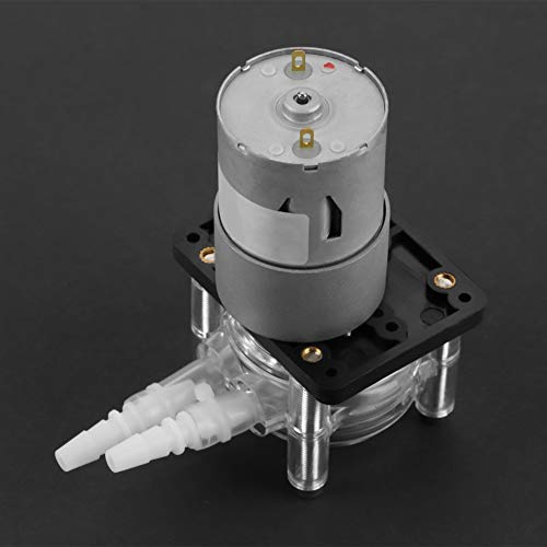 DC 12 V de alto flujo peristáltico bomba de vacío miniatura bomba dosificadora manguera bomba para acuario laboratorio analítico agua 6.4mm ID×9.6mm OD