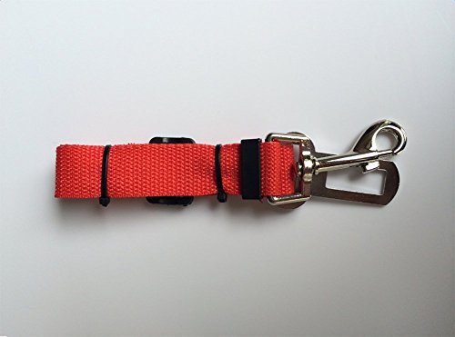 Demarkt Adaptador para cinturón de seguridad de coche para perros, rojo, 83 x 2,5 cm