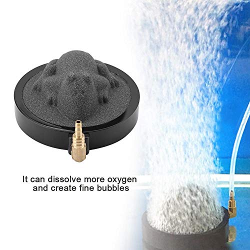 Difusor de Burbujas para Acuario, Acuario Burbuja de Aire de Piedra Mineral de Forma Redonda Bomba de Aire difusores