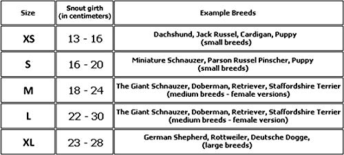 DINGO 16777 - Bozal de Nailon para Perro Rottweiler, Deutsche Dogge, Pastor alemán, Razas Grandes