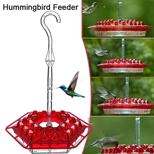 Dispensador de comida para pájaros, forma de diamante colgante máquina de alimentación de pájaros, granos de columna de revestimiento para colgar, estaciones de alimentos para pájaros silvestres