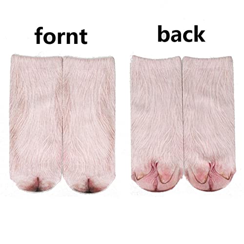 Divertidos calcetines con patas de animales, geniales calcetines 3D con patas de gato y perro, calcetines de animales, regalos, calcetines de relleno para mujeres y hombres, estampado de animales