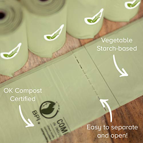 Earth Rated - Bolsas recambio compostables 4 rollos