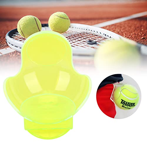 Eosnow Clip para Pelota de Tenis, Soporte para Clip de Cintura ABS Ligero y Duradero para Amantes del Tenis(Fluorescent Yellow)