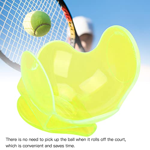 Eosnow Clip para Pelota de Tenis, Soporte para Clip de Cintura Ligero y Duradero Mantenga la Pelota de Tenis firmemente para los Amantes del Tenis(Fluorescent Yellow)