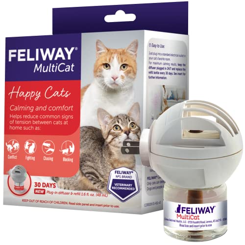 FELIWAY CEVA Animal Health MultiCat Kit de Inicio para Gatos (48 ml difusor y Vial)