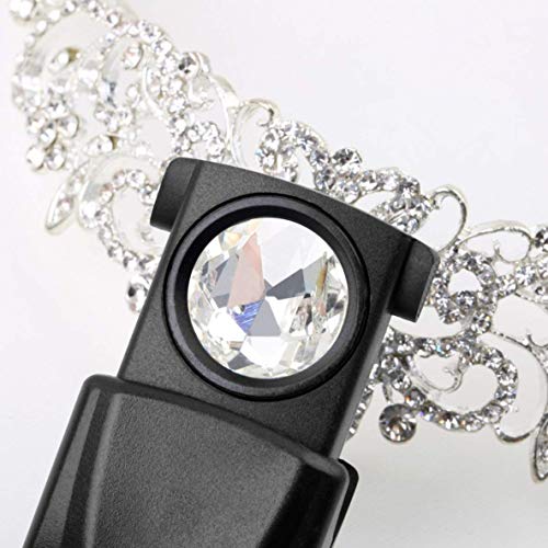 FENGMEI 30x21mm Lupa Plegable Lupa de tracción Tipo de la joyería joyería Mini Negro microscopio con luz LED 1Pcs