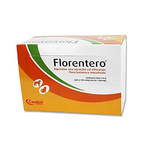 Florentero (120 cpr) – Regulador de flora intestinal para perros y gatos