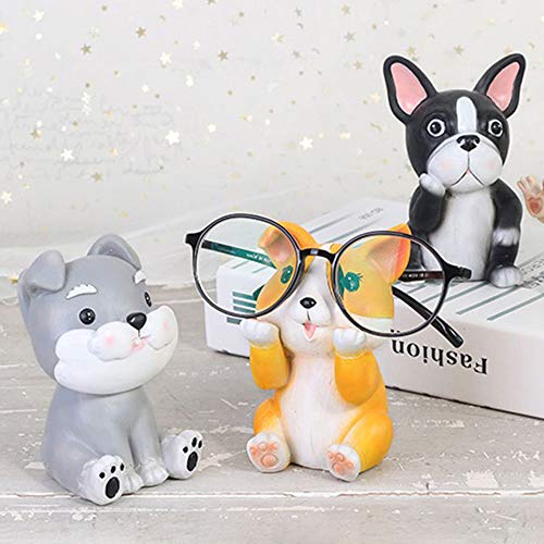 Fransande - Soporte para gafas para perro, diseño de animales (Bulldog)