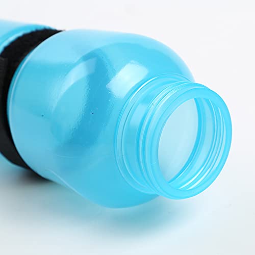 Gertok Top-Newest Multifunctiona Dog Water Bottle 2 In 1 Portable Pet Water Bottle Dispenser,Pet Water Bottle with Food Container,For Dog Cat Travel Drinking Feeder Bleurouge