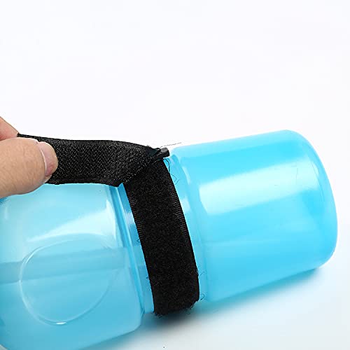 Gertok Top-Newest Multifunctiona Dog Water Bottle 2 In 1 Portable Pet Water Bottle Dispenser,Pet Water Bottle with Food Container,For Dog Cat Travel Drinking Feeder Bleurouge