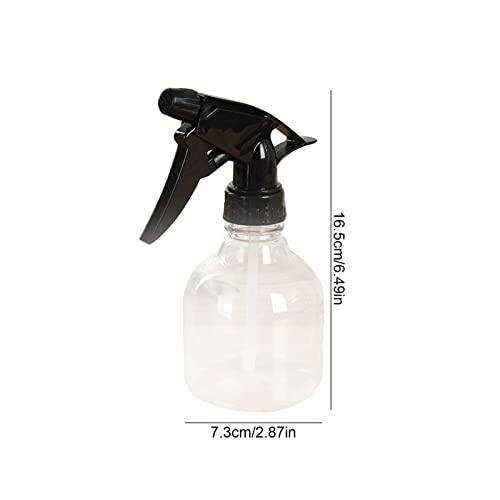 Gidenfly Botellas de spray para el cabello – Botella de spray vacía Material de PET para peluquería, adecuado para poner soluciones de agua y aceites esenciales en el interior de 8 onzas
