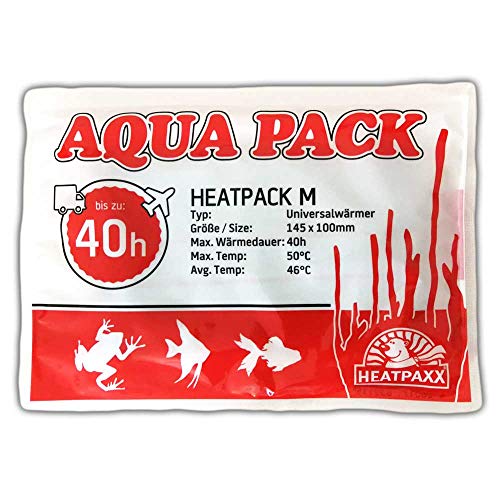 HeatPaxx Calentador universal | HeatPack M 40h | AquaPack | calentador de transporte | envío de animales y plantas | 10 cm x 13 cm | 40 horas de calor (25)