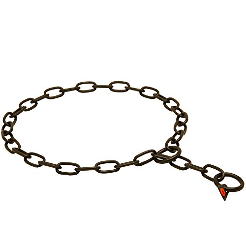 Herm Sprenger - Collar de acero inoxidable para perro de San Bernardo, 3 mm de diámetro, tamaño 26 pulgadas (67 cm) para perros con cuello de 58 a 60 cm