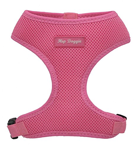 Hip Doggie HD de 6pmhpk Ultra Comfort Harness Vest Perros Vajilla, XXXL, Color Rosa