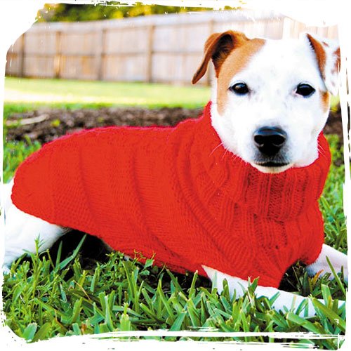 Jersey de lana de alpaca hecho a mano "Nina" para perro, tamaño: mediano